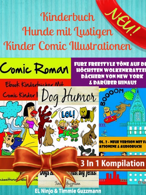 Cover image for Kinderbuch Hunde mit Lustigen Kinder Comic Illustrationen--Kinder Buch 6 Jahre